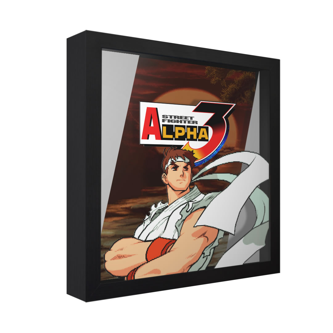 Street Fighter Alpha 3 (Ryu Portrait) – Retro Games Crafts