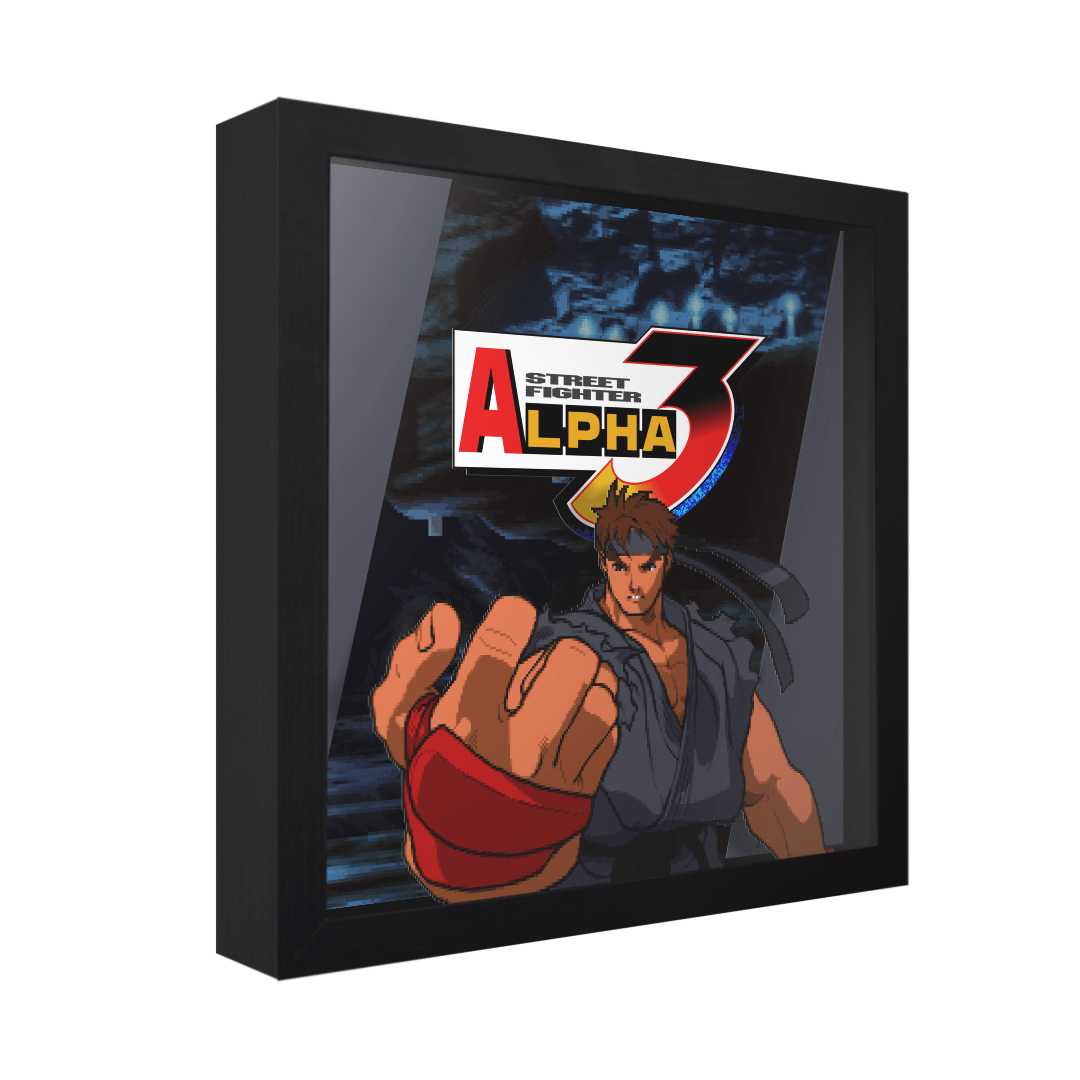 Street Fighter Alpha 3 (Evil Ryu Portrait) – Retro Games Crafts