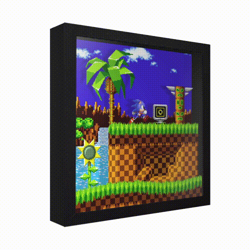 Nếu bạn là một fan hâm mộ của retro gaming, hãy thưởng thức những tác phẩm nghệ thuật hay và độc đáo được lấy cảm hứng từ Sonic the Hedgehog trong Green Hill Zone của Retro Games Crafts. Bạn sẽ tìm thấy nhiều ký ức đáng nhớ với trò chơi retro đầy hứng khởi này.