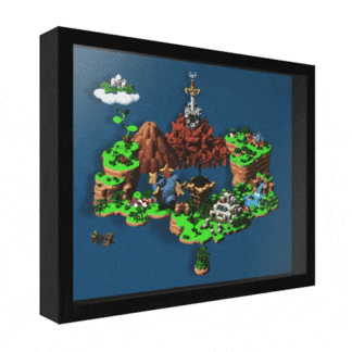 Super Mario RPG World Map Retro Games Crafts   Mario Rpg Map 324x324 